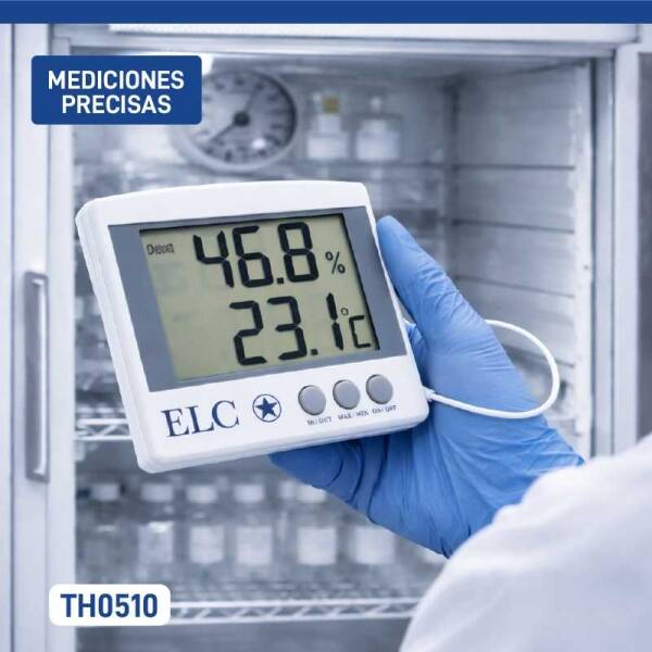 Termohigrómetro con sonda externa | ELICROM