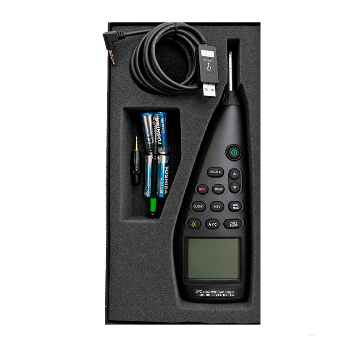 Sonómetro datalogger 30 a 130 db | ELICROM